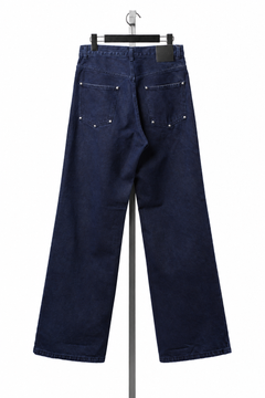 Load image into Gallery viewer, LITTLEBIG Flocked Denim Pants (BLUE)