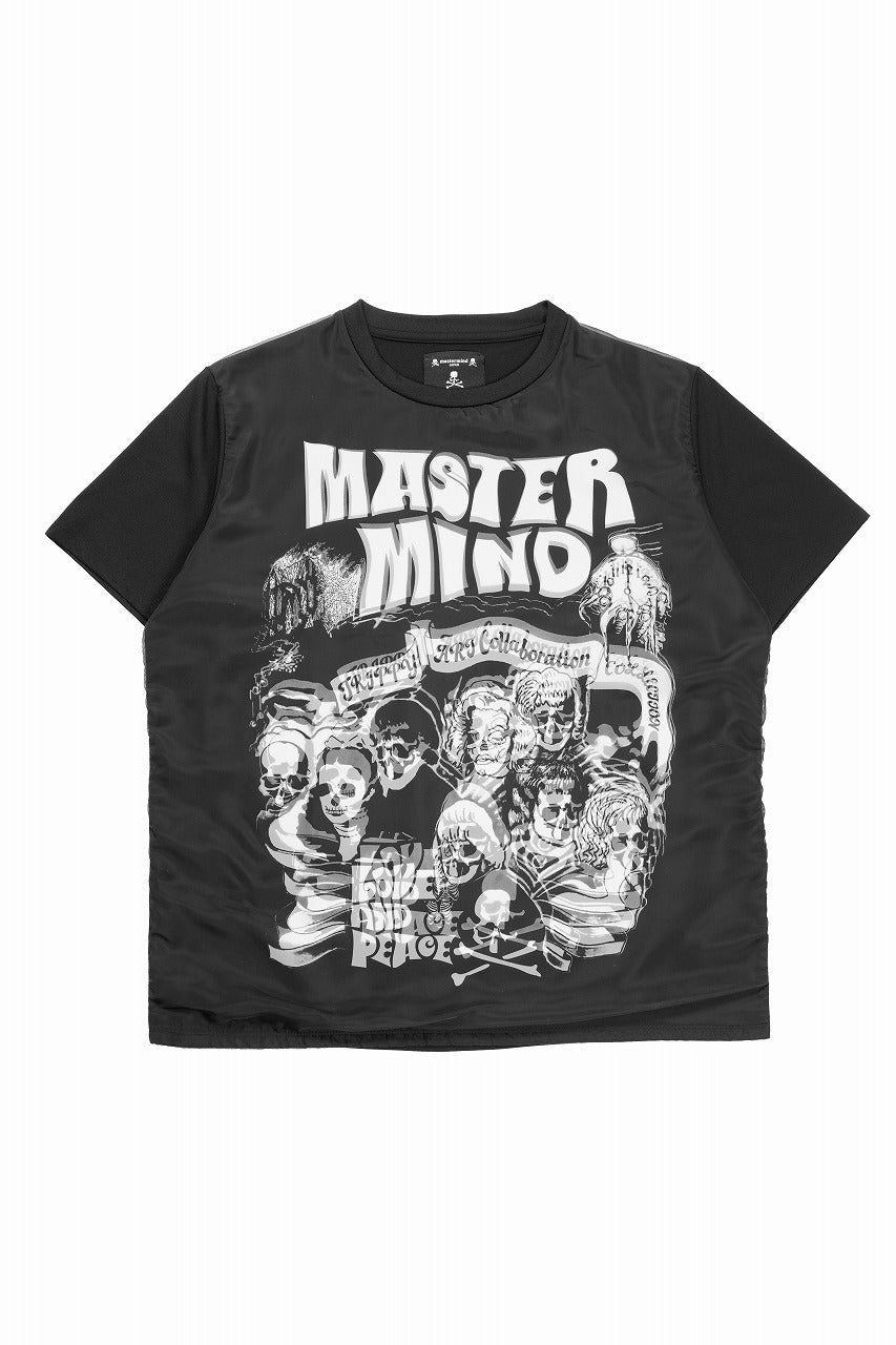 mastermind JAPAN x TRIPPY MIKIO ART S/S TEE ROCK STARS (BLACK)の
