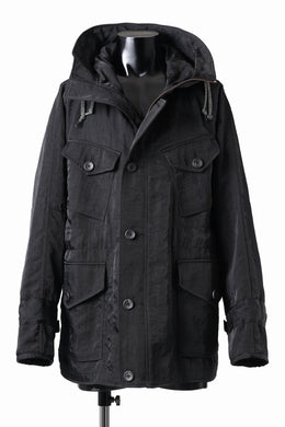 sus-sous 50's British MIDDLE PARKA / Vintage Flight Twill Nylon (BLACK)