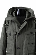 画像をギャラリービューアに読み込む, sus-sous 50&#39;s British MIDDLE PARKA / Vintage Flight Twill Nylon (SAGE GREEN)