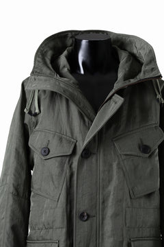 画像をギャラリービューアに読み込む, sus-sous 50&#39;s British MIDDLE PARKA / Vintage Flight Twill Nylon (SAGE GREEN)