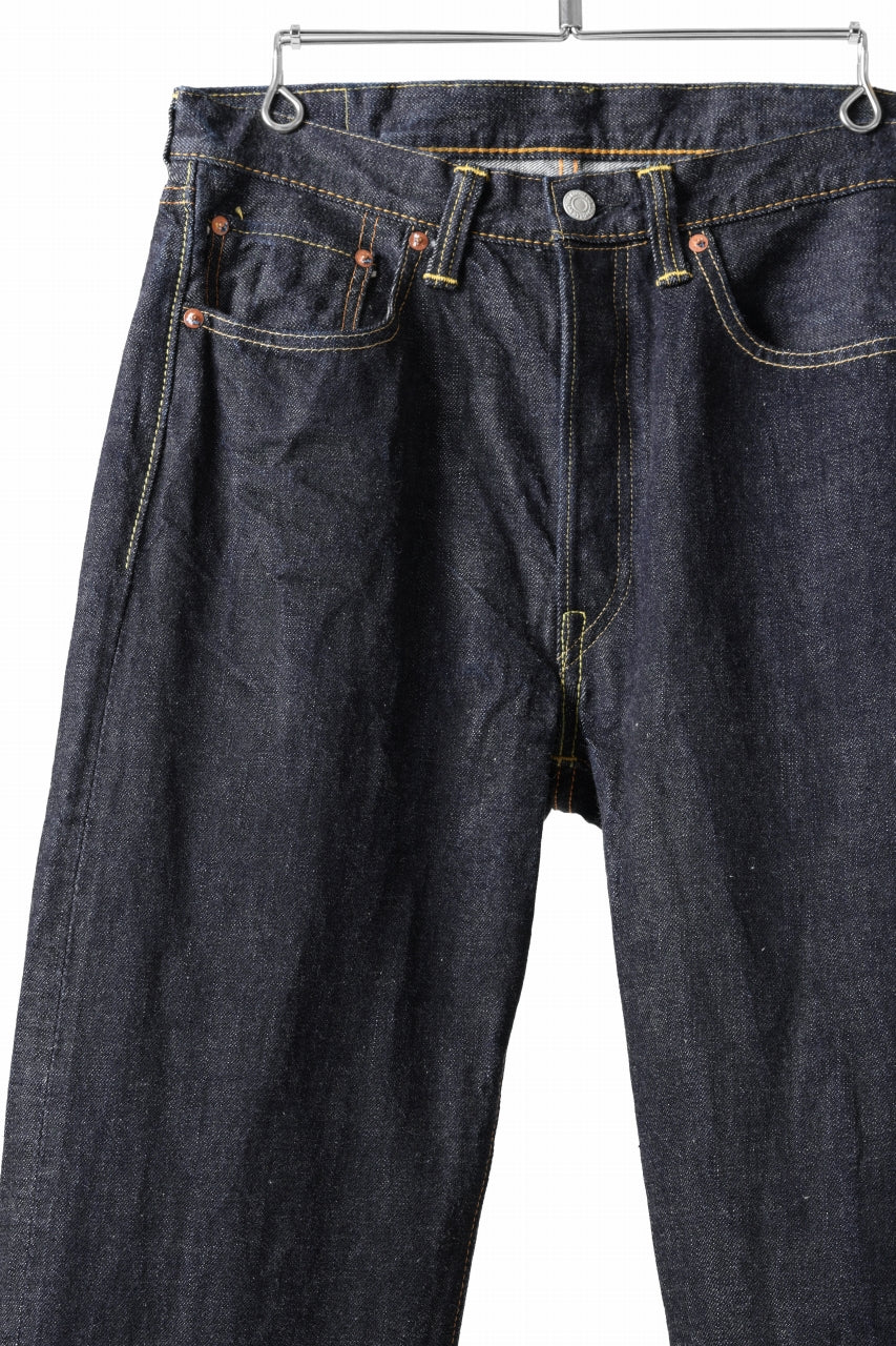 FULLCOUNT Straight Denim Pants / 15.5oz Zimbabwe Selvedge Denim (INDIGO BLUE / ONE WASHED)