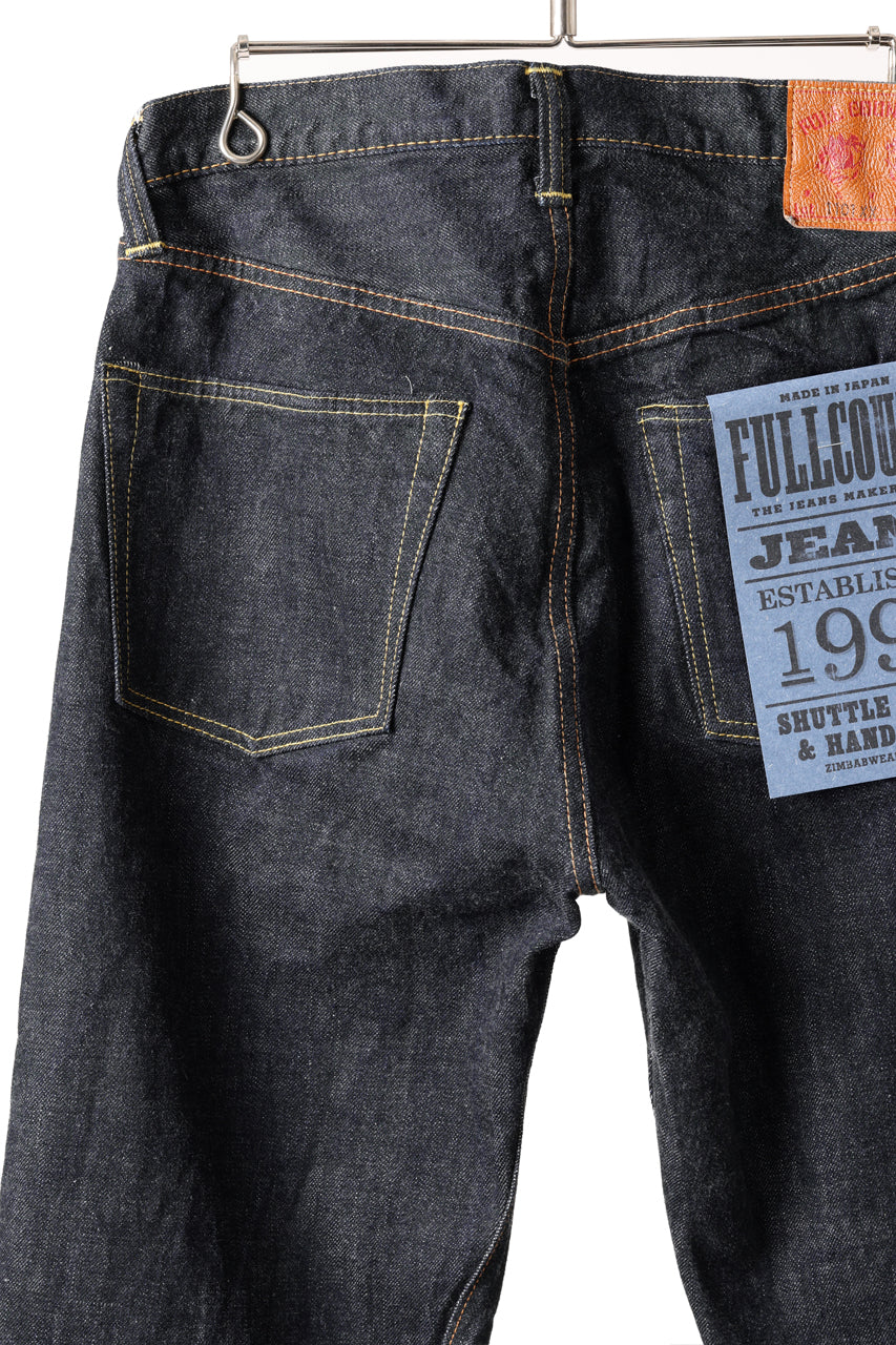 FULLCOUNT Straight Denim Pants / 15.5oz Zimbabwe Selvedge Denim (INDIGO BLUE / ONE WASHED)