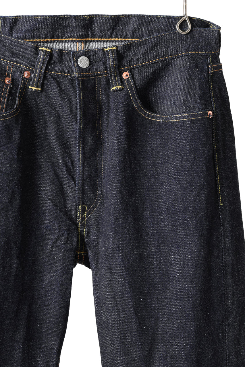 FULLCOUNT Straight Denim Pants / 15.5oz Zimbabwe Selvedge Denim (INDIGO BLUE / ONE WASHED)