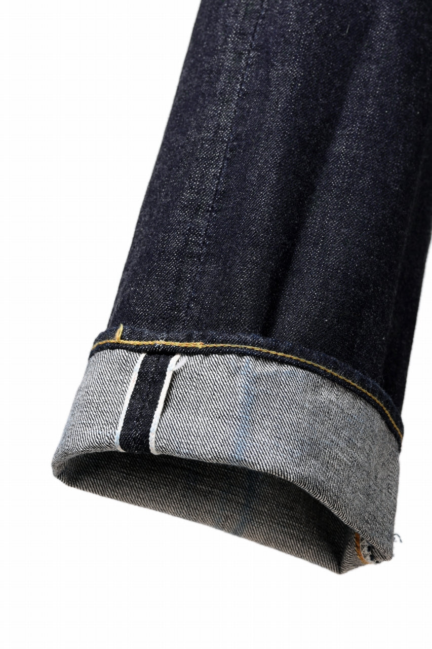 FULLCOUNT Straight Denim Pants / 15.5oz Zimbabwe Selvedge Denim (INDIGO BLUE / ONE WASHED)