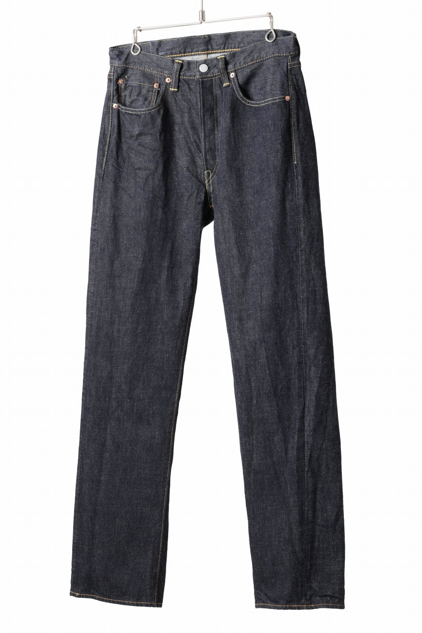 FULLCOUNT Straight Denim Pants / 15.5oz Zimbabwe Selvedge Denim (INDIGO BLUE / ONE WASHED)