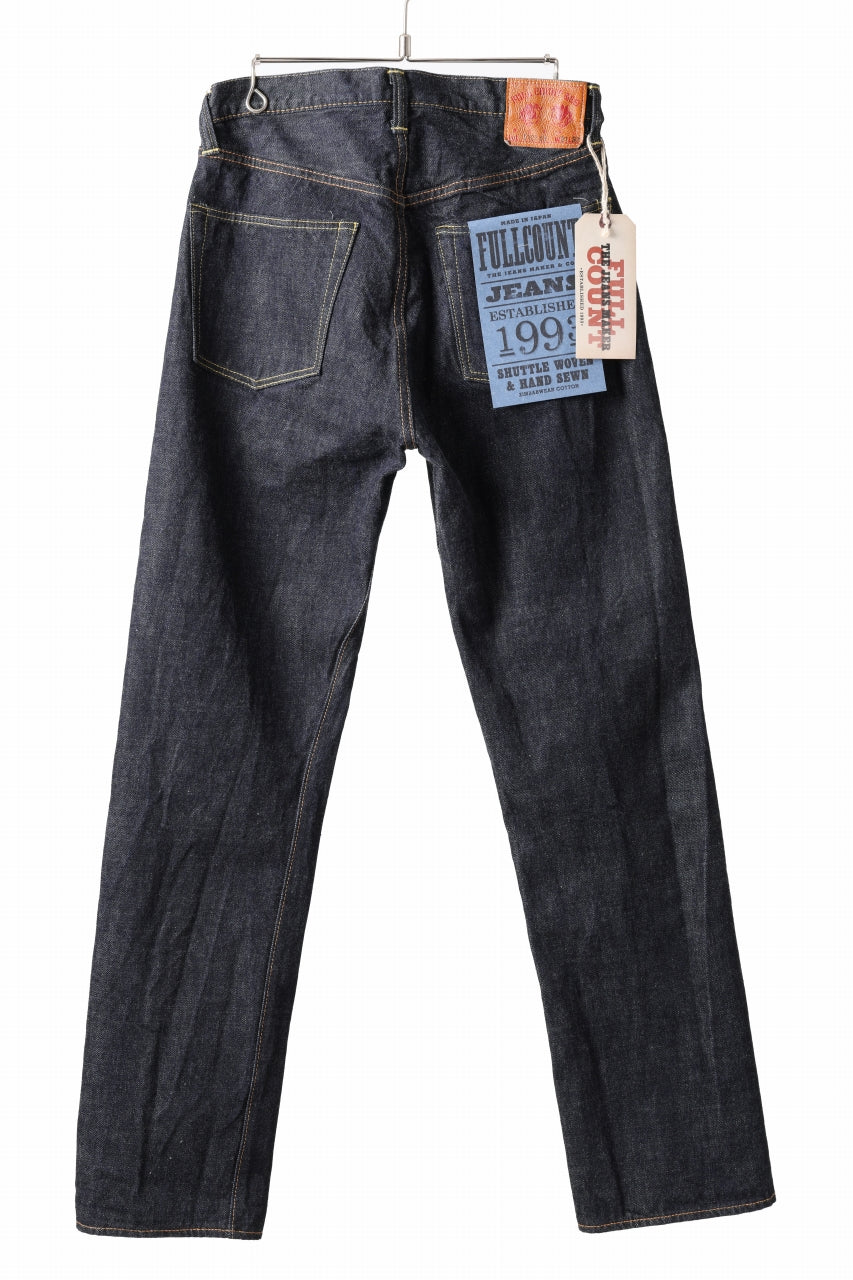 FULLCOUNT Straight Denim Pants / 15.5oz Zimbabwe Selvedge Denim (INDIGO BLUE / ONE WASHED)