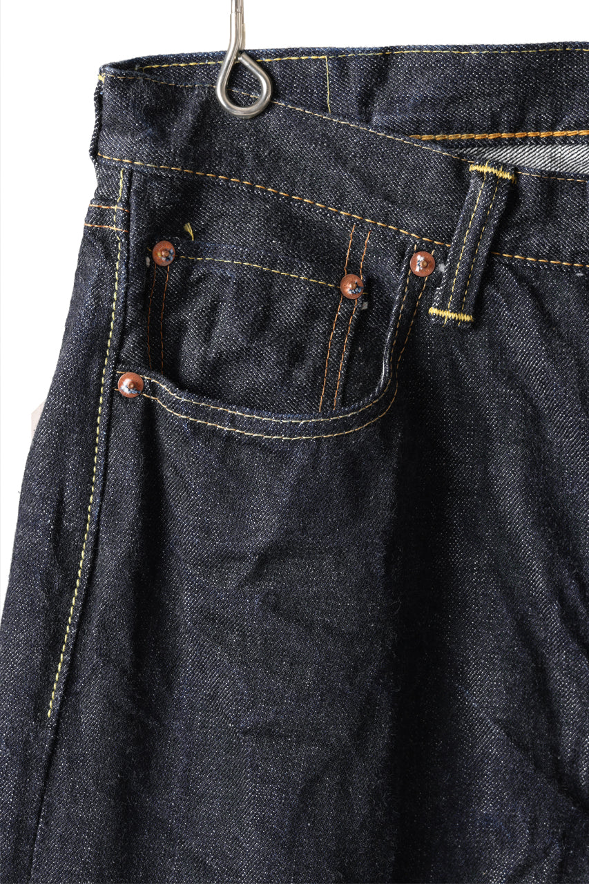 FULLCOUNT Straight Denim Pants / 15.5oz Zimbabwe Selvedge Denim (INDIGO BLUE / ONE WASHED)