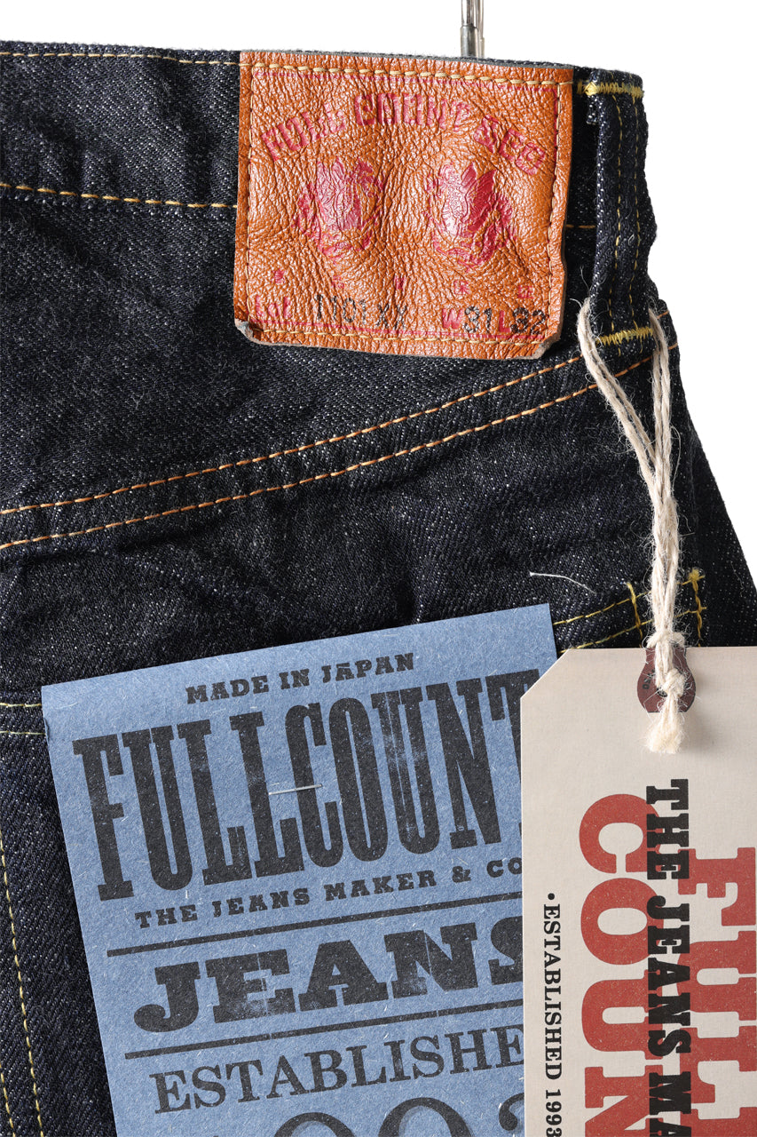 FULLCOUNT Straight Denim Pants / 15.5oz Zimbabwe Selvedge Denim (INDIGO BLUE / ONE WASHED)