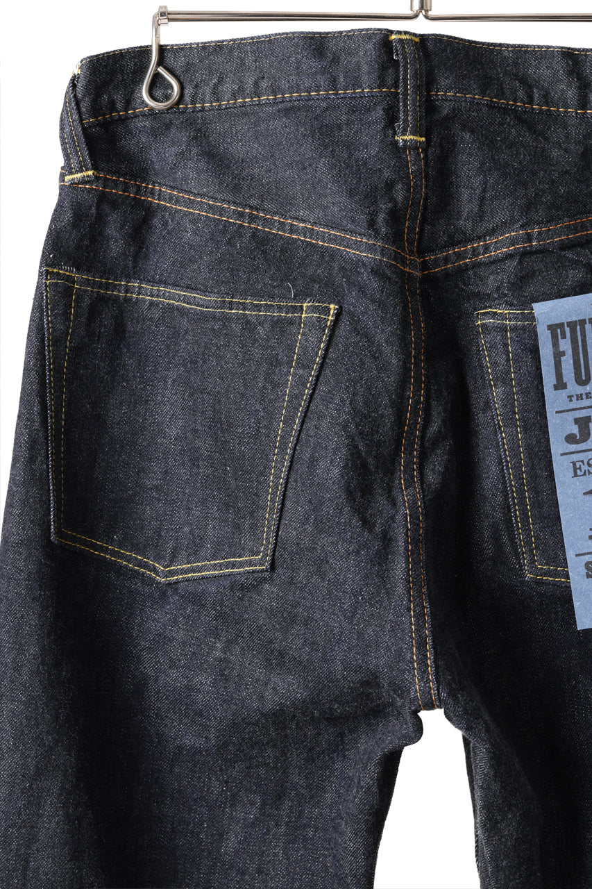 FULLCOUNT Straight Denim Pants / 15.5oz Zimbabwe Selvedge Denim (INDIGO BLUE / ONE WASHED)