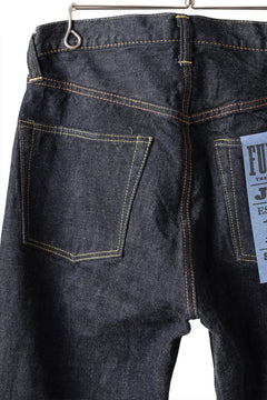 画像をギャラリービューアに読み込む, FULLCOUNT Straight Denim Pants / 15.5oz Zimbabwe Selvedge Denim (INDIGO BLUE / ONE WASHED)