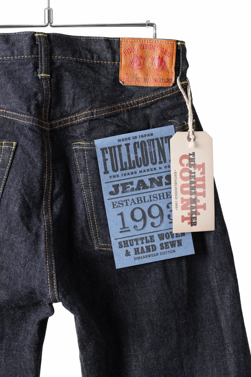 FULLCOUNT Straight Denim Pants / 15.5oz Zimbabwe Selvedge Denim (INDIGO BLUE / ONE WASHED)