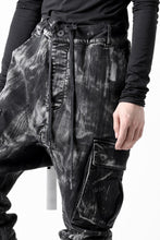 画像をギャラリービューアに読み込む, 11 BY BORIS BIDJAN SABERI CARGO POCKET PANTS / OBJECT DYED &amp; USED EFFECT &quot;P21B-F1481&quot; (BLACK)