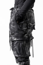 画像をギャラリービューアに読み込む, 11 BY BORIS BIDJAN SABERI CARGO POCKET PANTS / OBJECT DYED &amp; USED EFFECT &quot;P21B-F1481&quot; (BLACK)