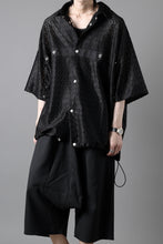 画像をギャラリービューアに読み込む, A.F ARTEFACT SNAPPED SQUEEZING SHIRT / SHADOW LACE (BLACK)