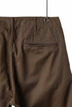 画像をギャラリービューアに読み込む, FULLCOUNT U.S.ARMY CHINO 41 TROUSERS (BROWN)