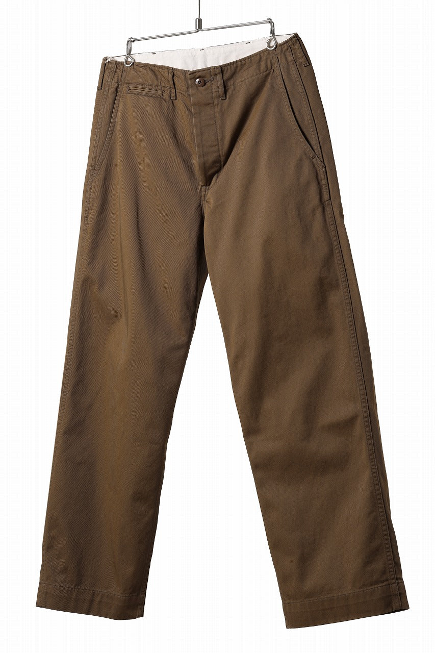 FULLCOUNT U.S.ARMY CHINO 41 TROUSERS (BROWN)