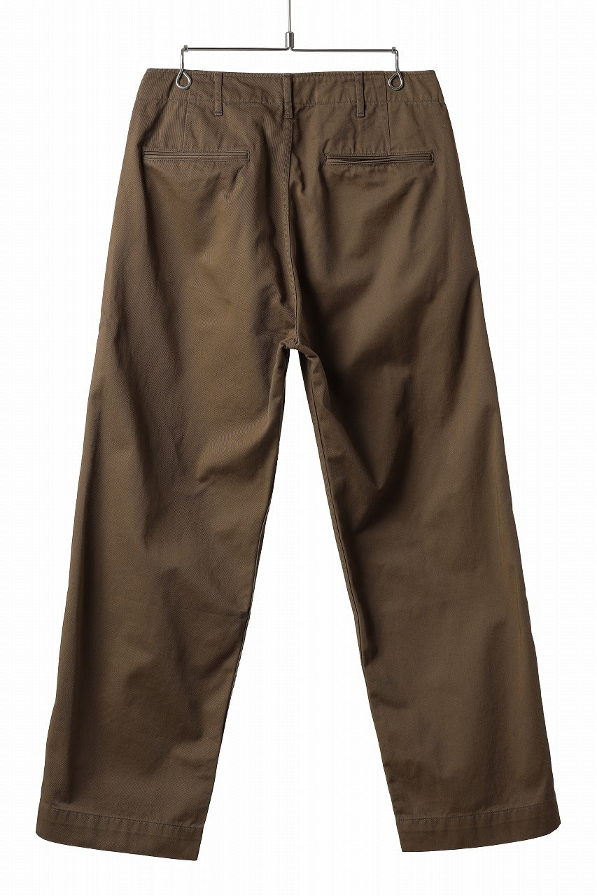 FULLCOUNT U.S.ARMY CHINO 41 TROUSERS (BROWN)