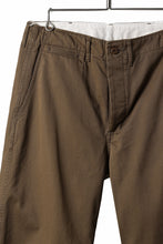 画像をギャラリービューアに読み込む, FULLCOUNT U.S.ARMY CHINO 41 TROUSERS (BROWN)