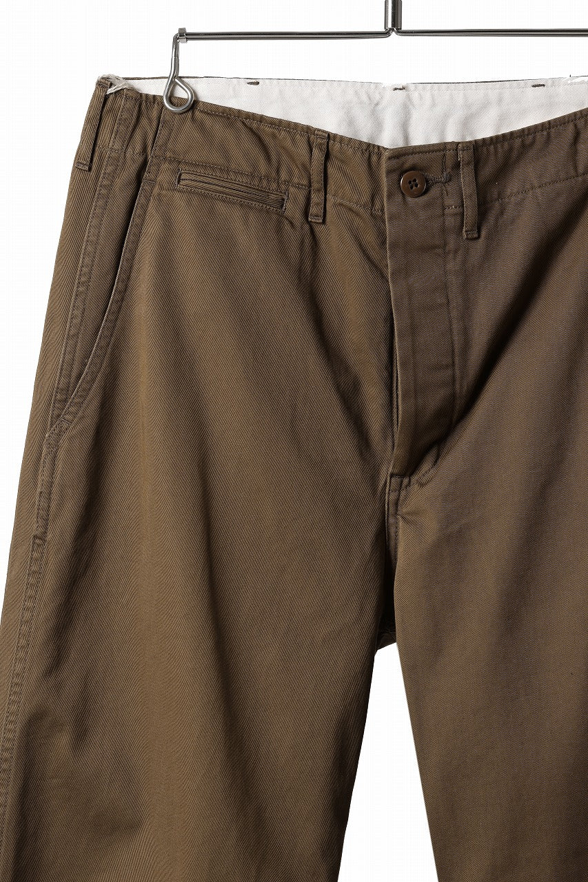 FULLCOUNT U.S.ARMY CHINO 41 TROUSERS (BROWN)