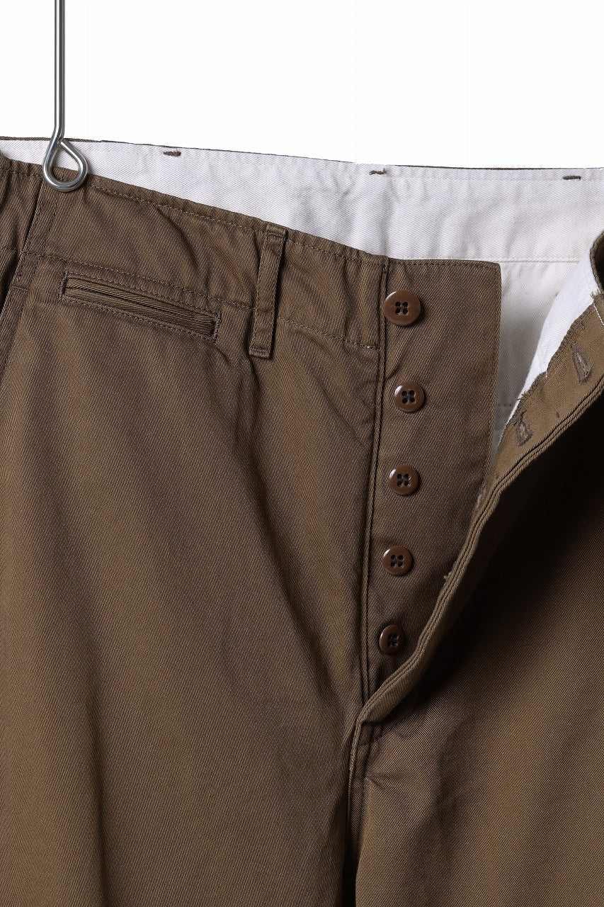 FULLCOUNT U.S.ARMY CHINO 41 TROUSERS (BROWN)