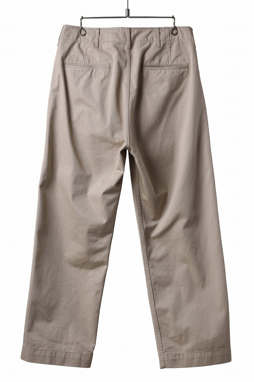 画像をギャラリービューアに読み込む, FULLCOUNT U.S.ARMY CHINO 41 TROUSERS (KHAKI)