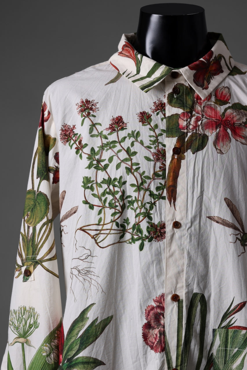 Aleksandr Manamis Classic Shirt / Type Writer Cotton (GRAND FLEUR)