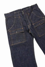 Load image into Gallery viewer, FULLCOUNT 1246W Bush Pants / 13.7oz Zimbabwe Selvedge Denim (INDIGO BLUE / ONE WASHED)