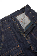 Load image into Gallery viewer, FULLCOUNT 1246W Bush Pants / 13.7oz Zimbabwe Selvedge Denim (INDIGO BLUE / ONE WASHED)