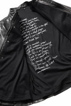 Load image into Gallery viewer, ISAMU KATAYAMA BACKLASH ITALY SHOULDER GARMENT-DYED SINGLE RIDERS JACKET(BLACK)