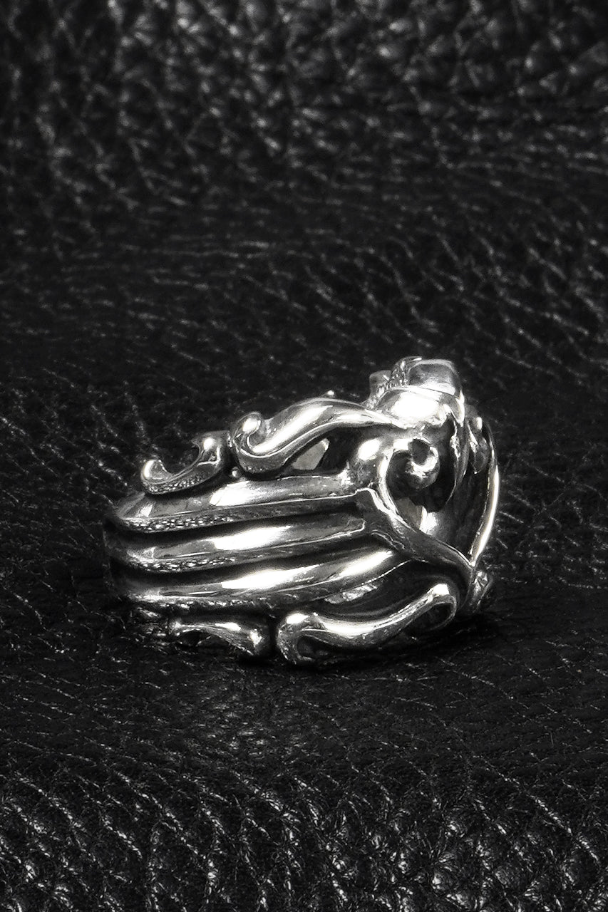 画像をギャラリービューアに読み込む, Loud Style Design - Lily Dust - Angel Heart - &quot;LDR-001&quot; SILVER RING