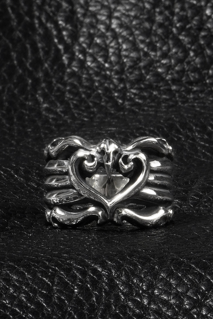 画像をギャラリービューアに読み込む, Loud Style Design - Lily Dust - Angel Heart - &quot;LDR-001&quot; SILVER RING