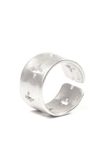 Load image into Gallery viewer, m.a+ thick multiple cross cut ring / AG53 / AG (SILVER)