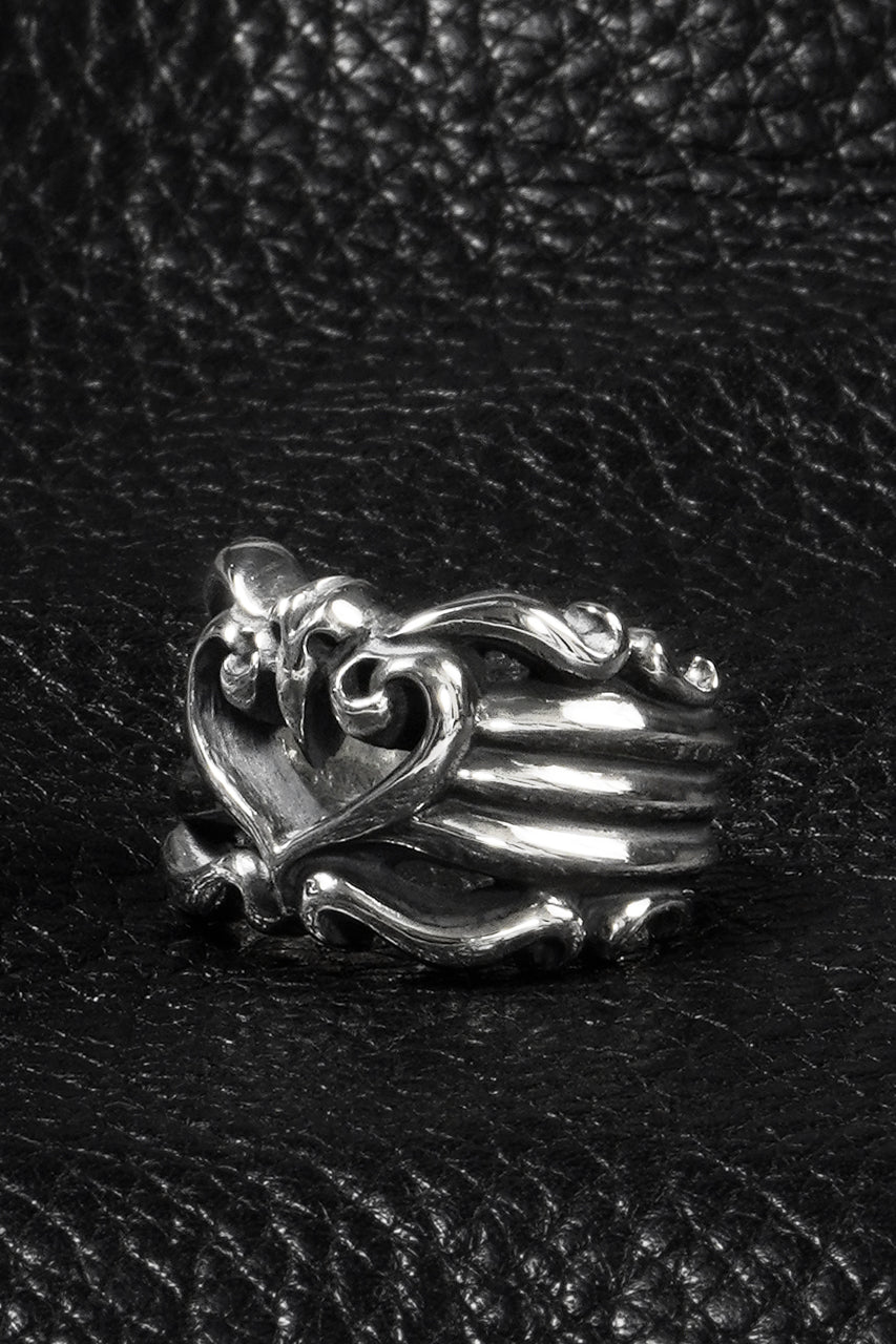 画像をギャラリービューアに読み込む, Loud Style Design - Lily Dust - Angel Heart - &quot;LDR-001&quot; SILVER RING