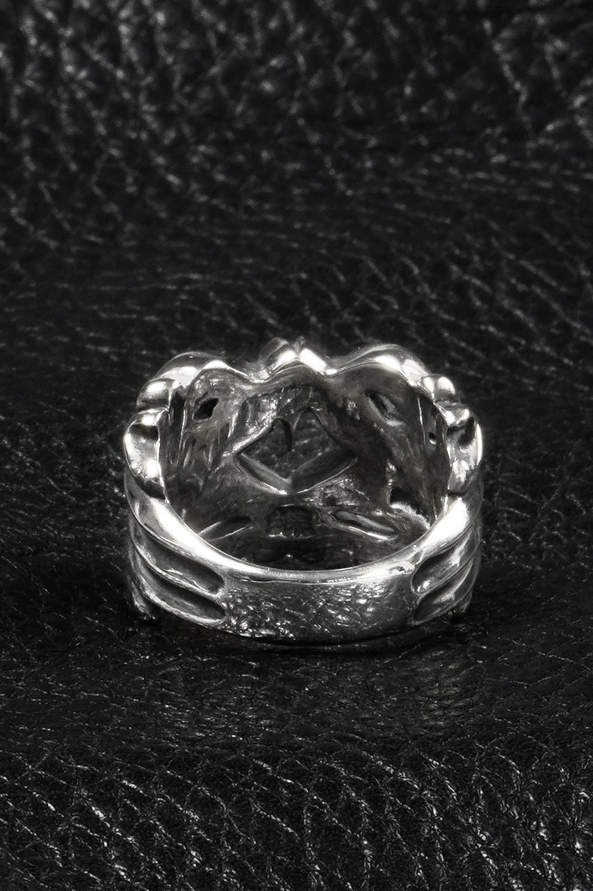 画像をギャラリービューアに読み込む, Loud Style Design - Lily Dust - Angel Heart - &quot;LDR-001&quot; SILVER RING