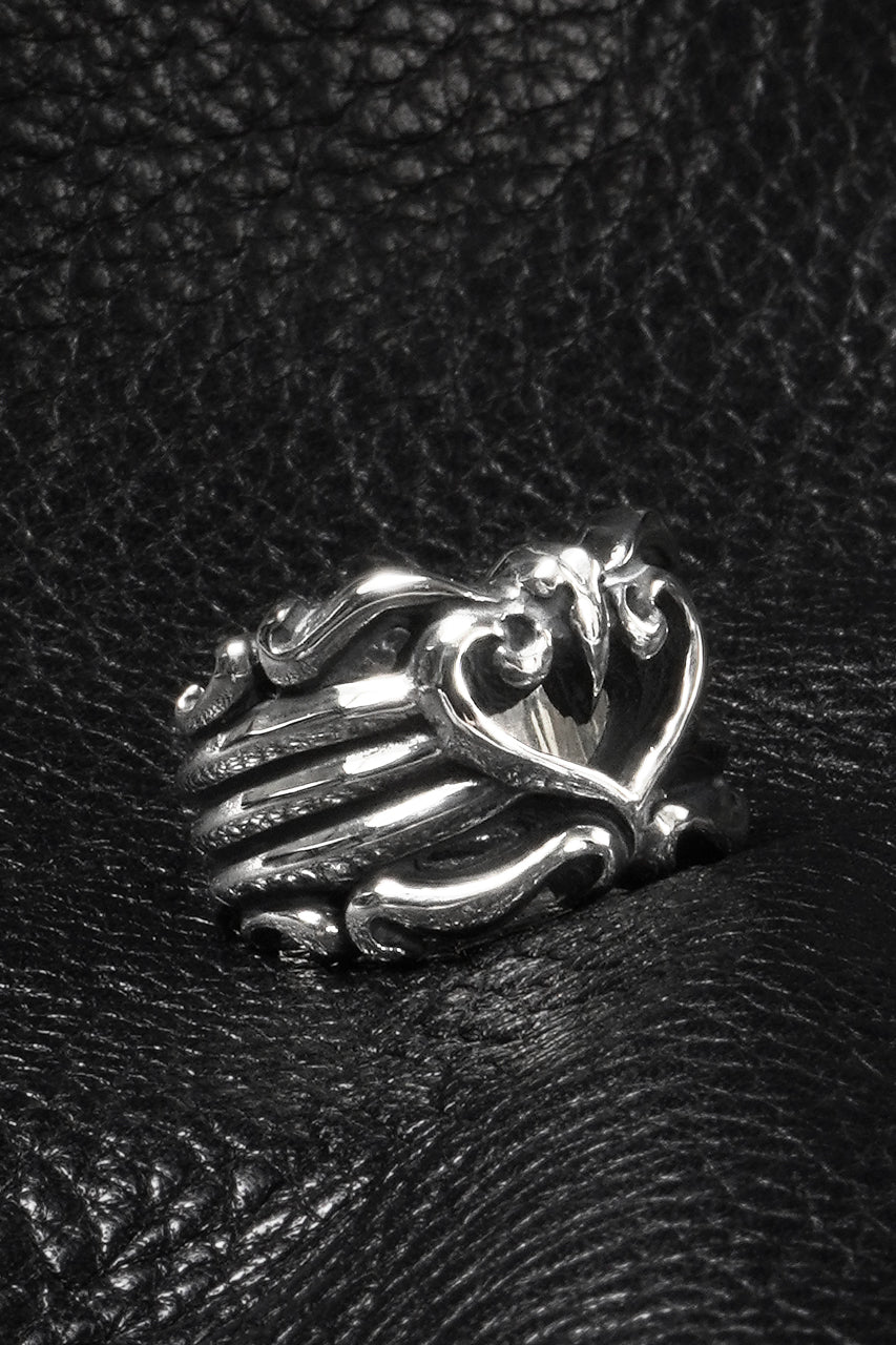 画像をギャラリービューアに読み込む, Loud Style Design - Lily Dust - Angel Heart - &quot;LDR-001&quot; SILVER RING
