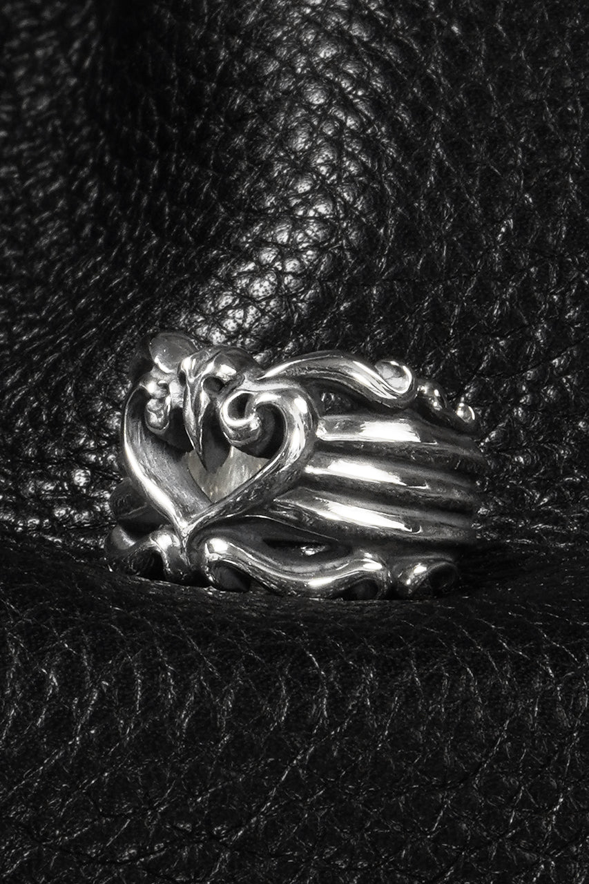 画像をギャラリービューアに読み込む, Loud Style Design - Lily Dust - Angel Heart - &quot;LDR-001&quot; SILVER RING