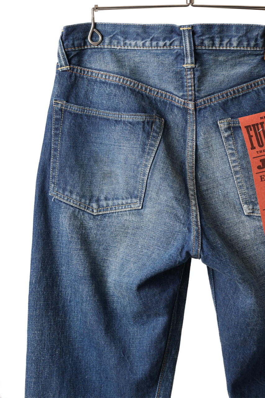 画像をギャラリービューアに読み込む, FULLCOUNT &quot;More Than Real&quot; Straight Denim Pants / 13.7oz Zimbabwe Selvedge Denim (INDIGO BLUE)