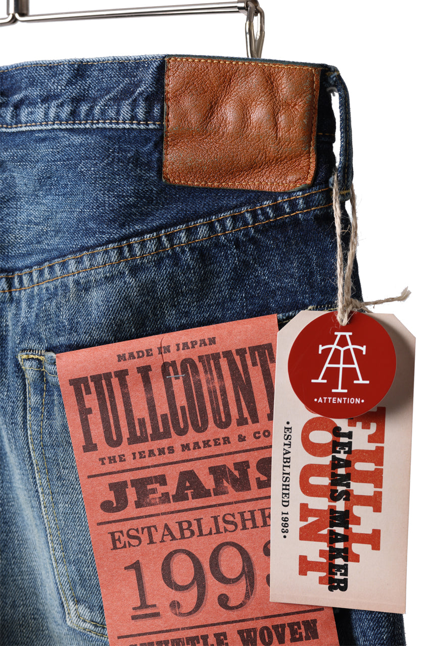 FULLCOUNT "Fear Of The Dark" Straight Denim Pants / 15.5oz Zimbabwe Selvedge Denim (INDIGO BLUE)