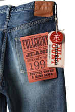 画像をギャラリービューアに読み込む, FULLCOUNT &quot;Fear Of The Dark&quot; Straight Denim Pants / 15.5oz Zimbabwe Selvedge Denim (INDIGO BLUE)