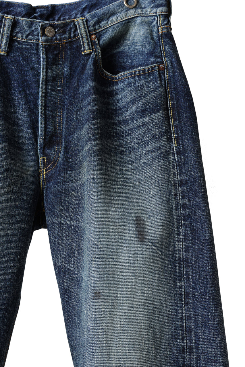 FULLCOUNT "Fear Of The Dark" Straight Denim Pants / 15.5oz Zimbabwe Selvedge Denim (INDIGO BLUE)