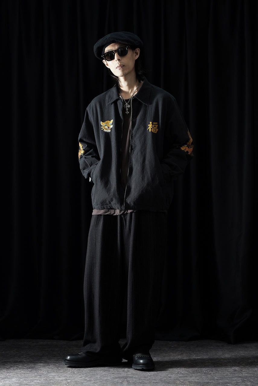 画像をギャラリービューアに読み込む, Y's for men x MASSES SOUVENIR BLOUSON / SLUB COTTON (BLACK)