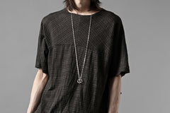 Load image into Gallery viewer, m.a+ one piece short sleeve t-shirt / T211C* JSTR (CARBON)