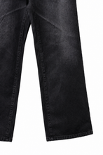 Load image into Gallery viewer, LITTLEBIG Flocked Denim Pants (BLACK)
