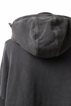 画像をギャラリービューアに読み込む, entire studios FULL ZIP SWEAT PARKA (WASHED BLACK)