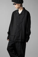 Load image into Gallery viewer, Professor.E LAYERED SHIRT (BLACK)