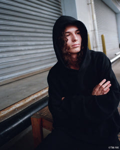 Load image into Gallery viewer, mononoke・made HOODIE / FLOWER (BLACK)