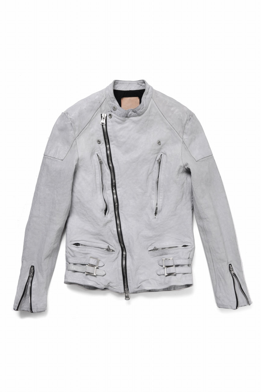 ジャケット・アウター JAPAN CALF NATURAL DYED SINGLE RIDERS JAPAN