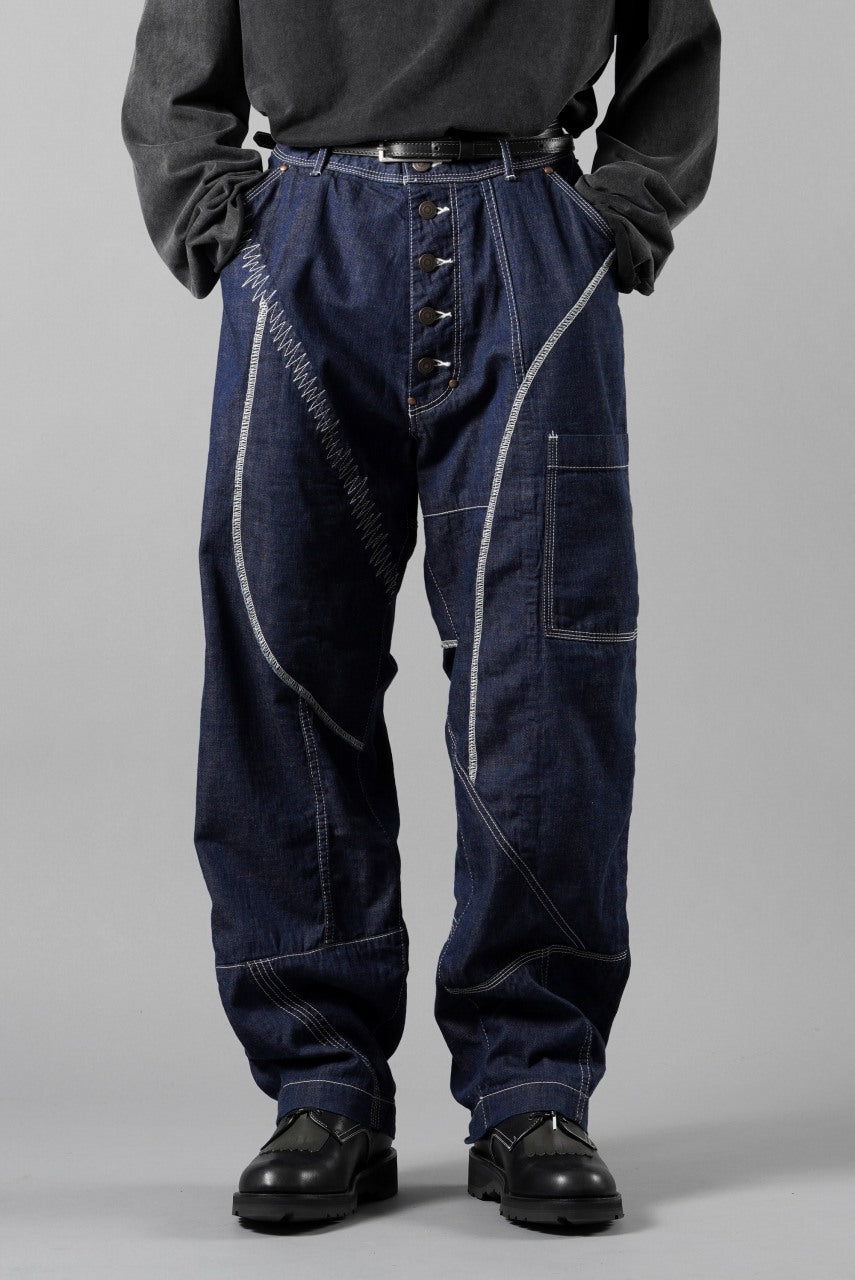 画像をギャラリービューアに読み込む, YUTA MATSUOKA craft pants / military denim (indigo blue)