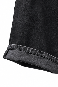 Load image into Gallery viewer, LITTLEBIG Flocked Denim Pants (BLACK)